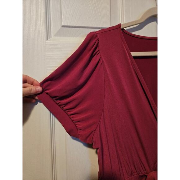 Torrid Studio Knit Surplice Tie Back Mini Dress Women's  Size 2X - Picture 8 of 9